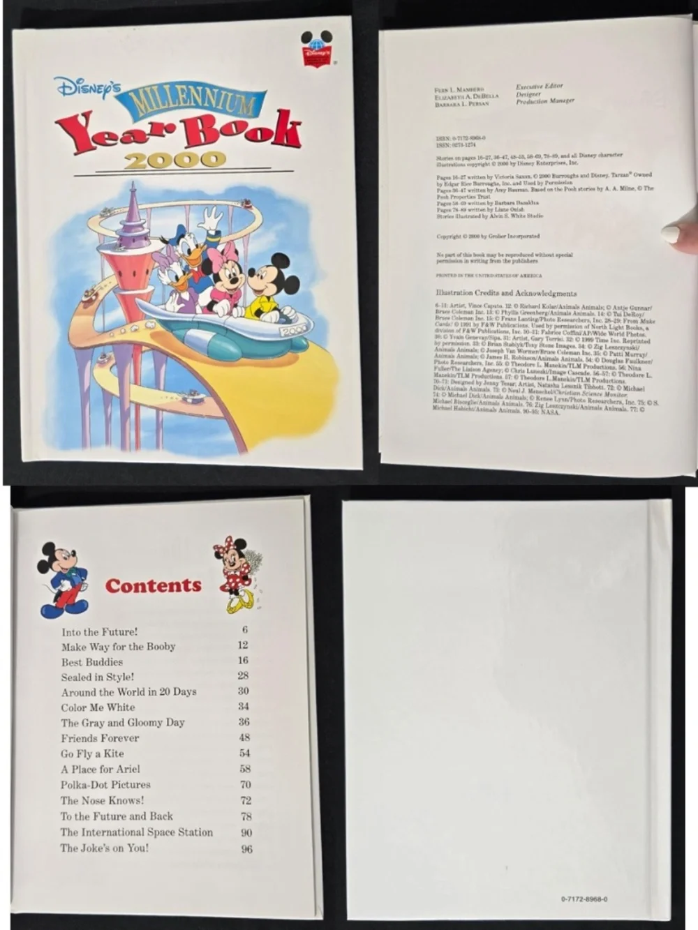 11 Vintage 90s Disneys Year Book Kids Hard Cover Set VTG